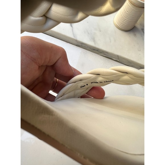 $140 NWOB Dolce Vita Women's PAILY Heeled Sandal, Ivory Stella, 8 - Picture 5 of 8